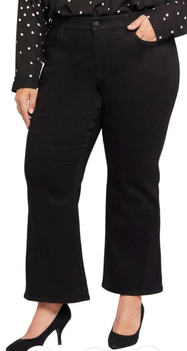 NYDJ Waist Match Rinse Relaxed Jean black size 5X